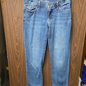 Eddie Bauer Women's Blue Boyfriend Jeans